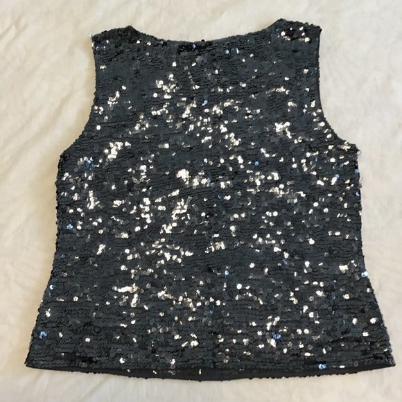 Danier Sleeveless Sequin Top Size M - Picture 4 of 9